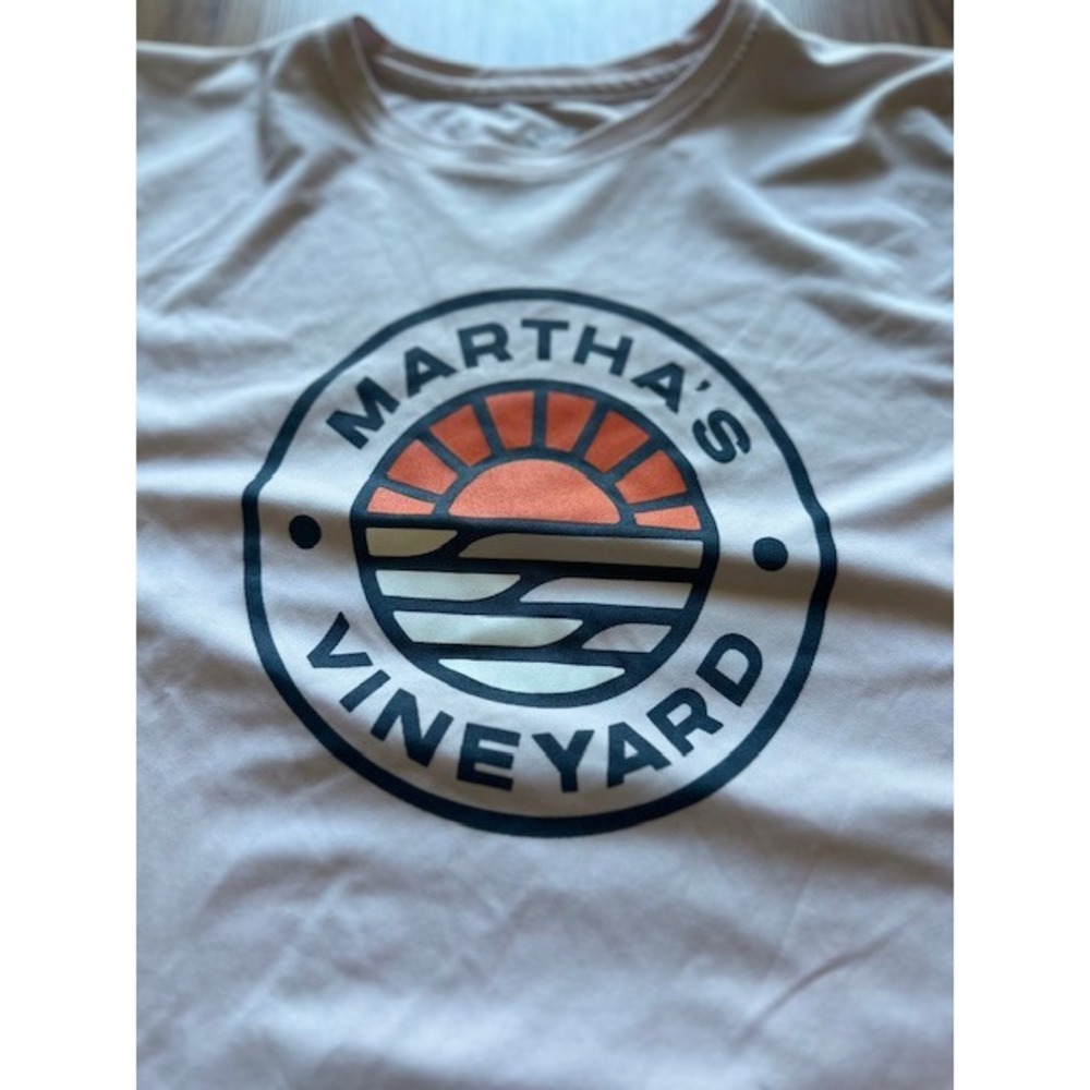 League Kids Martha's Vineyard Rashguard White Short Sleeve Swim Shirt Youth
